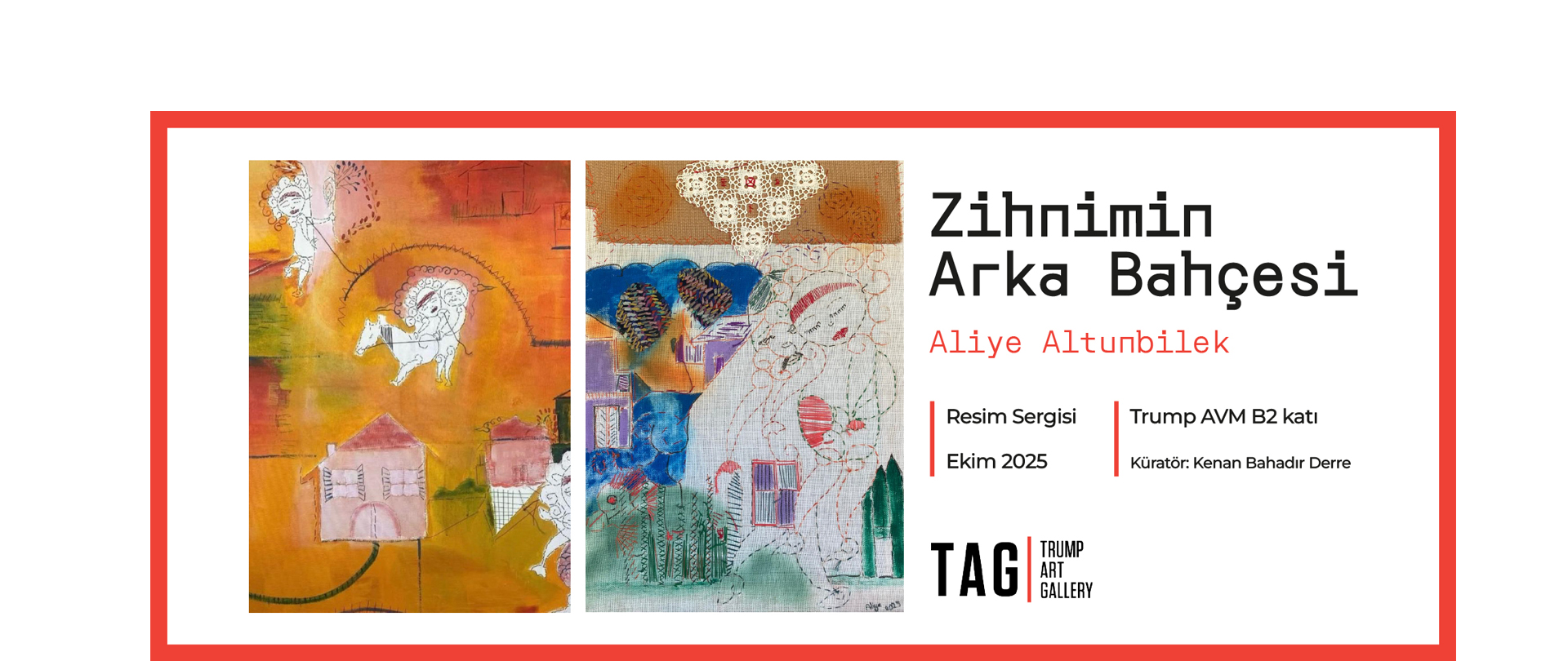 Zihnimin Arka Bahesi Resim Sergisi