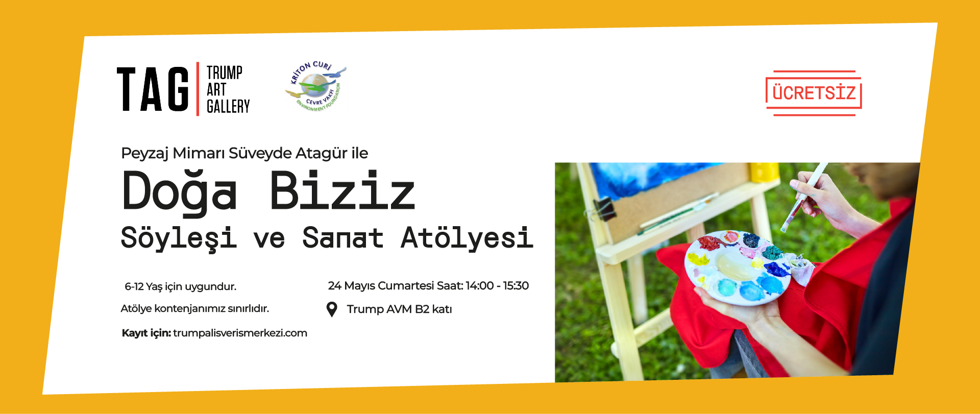 Fge Demirok ile ocuklarla Sanat Atlyesi