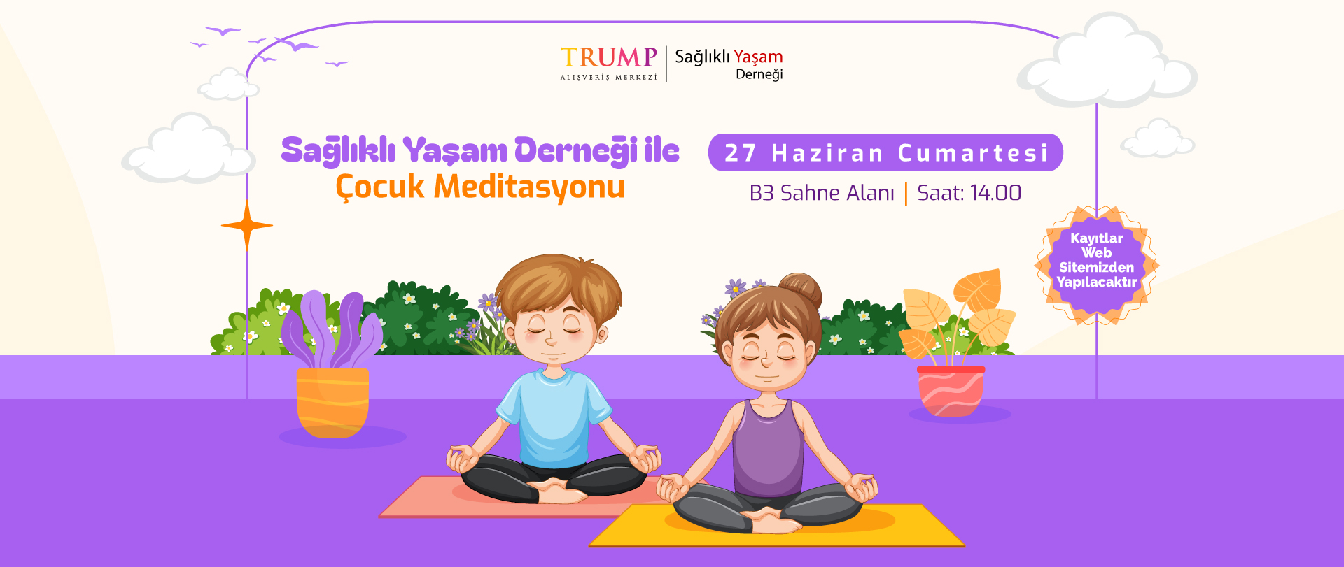 Sa�l�kl� Ya�am Derne�i ile �ocuk Meditasyonu