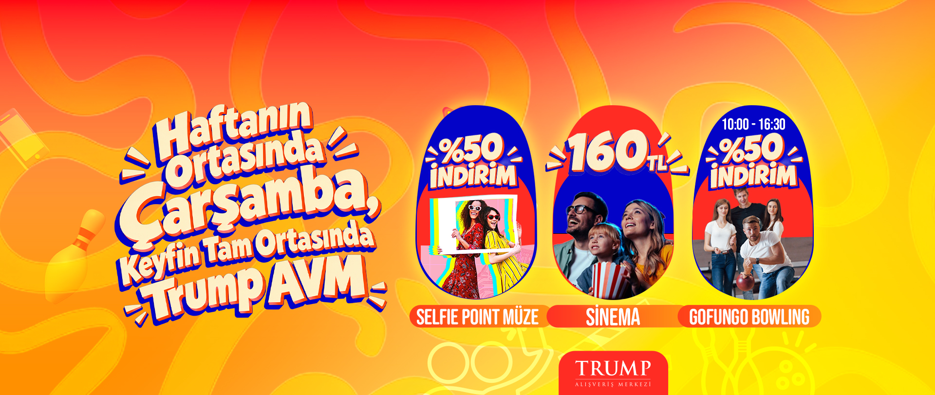 Haftan�n Ortas�nda �ar�amba Keyfin Tam Ortas�nda Trump AVM
