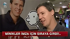 Yazar Jeff Kinney stanbul'da Kitapseverlerle Bulutu